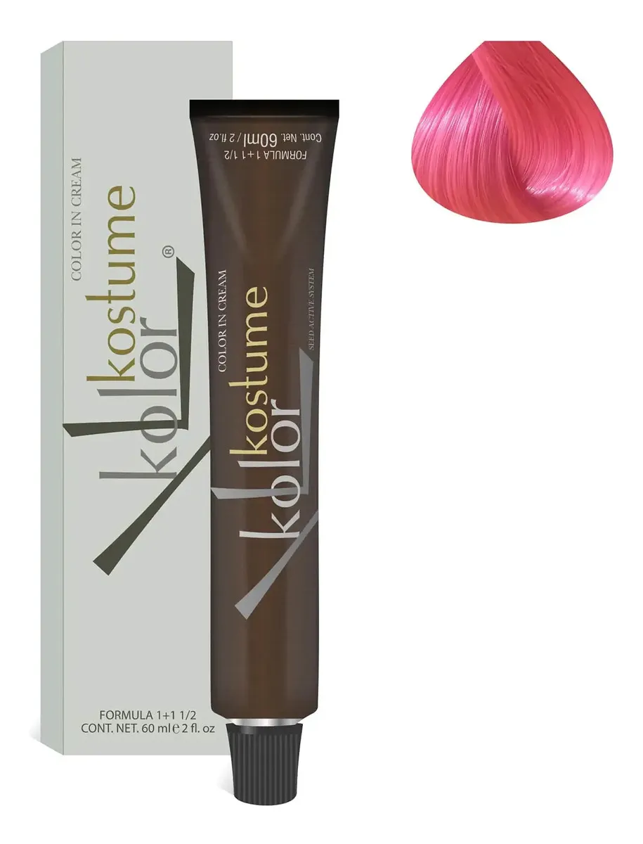 Tinta Fantasia Crazy Colors Kostume Kolor 60 Ml Aquarela Rosa Neón 1