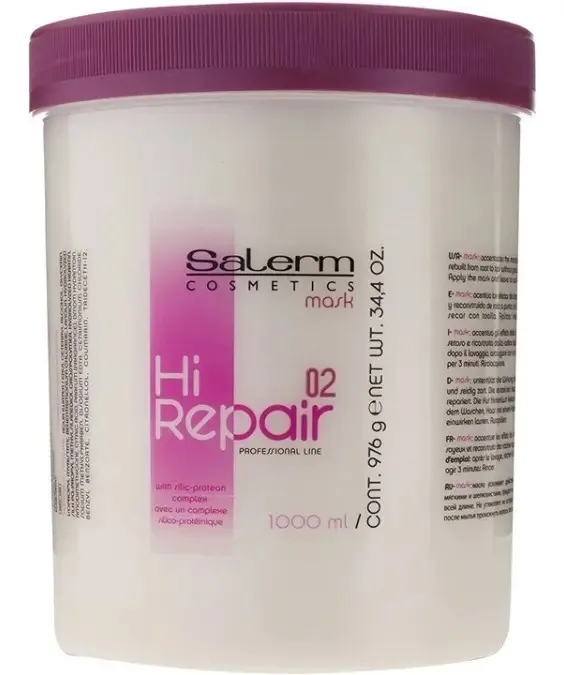 Salerm Hi Repair Tratamiento Para Rejuvenecer Tu Cabello 1kg