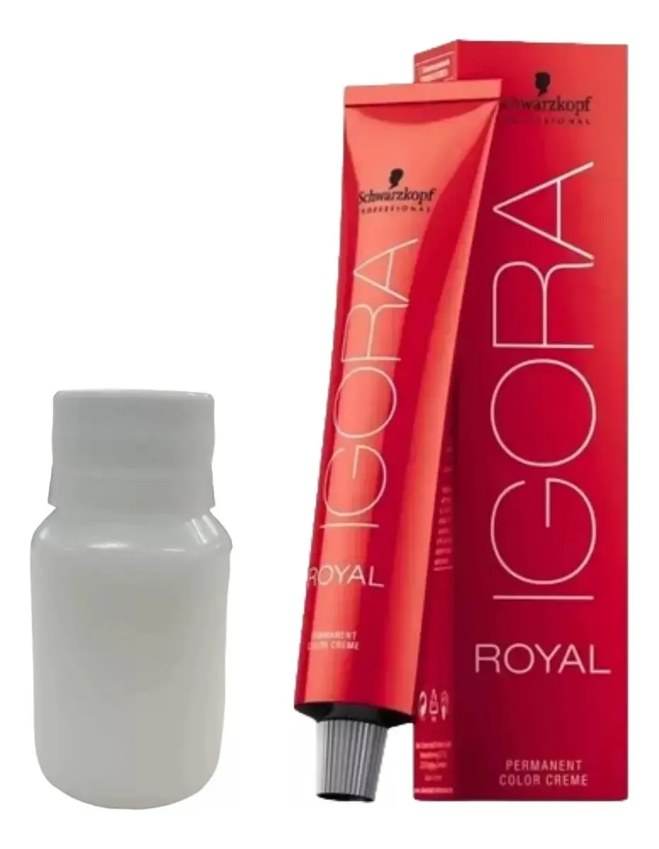 Tinta Igora Royal Tono A Elección + Oxidante 60ml Generico 9.5-4 Pastel Beige 1