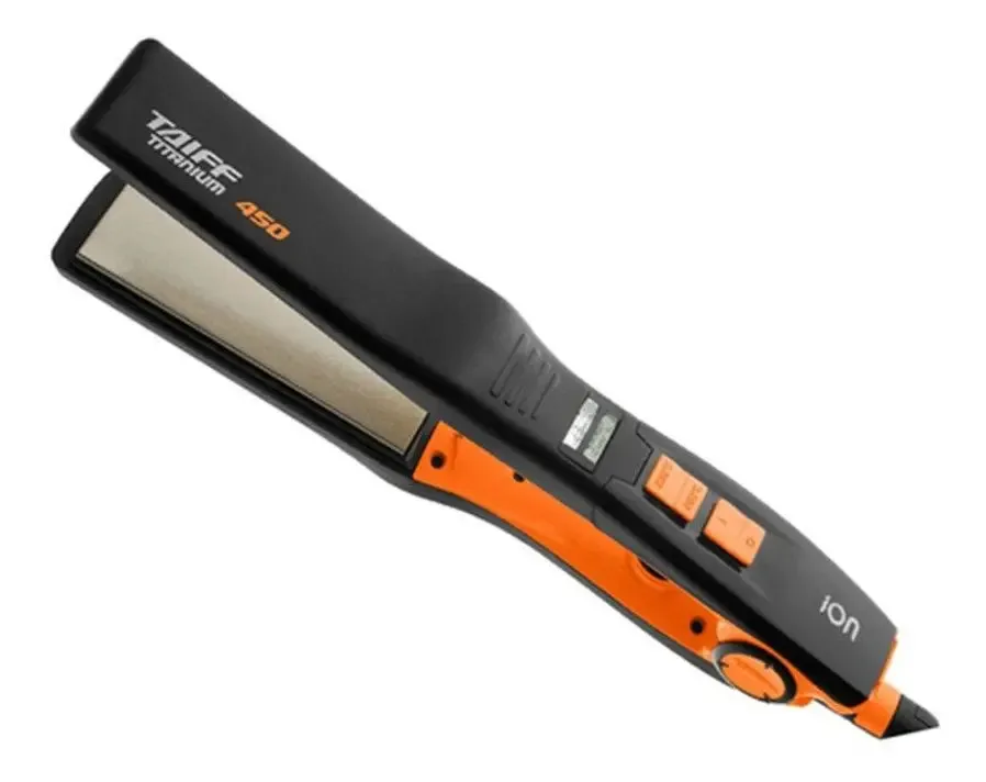 Plancha De Cabello Profesional Titanium 450 Naranja Taiff 1