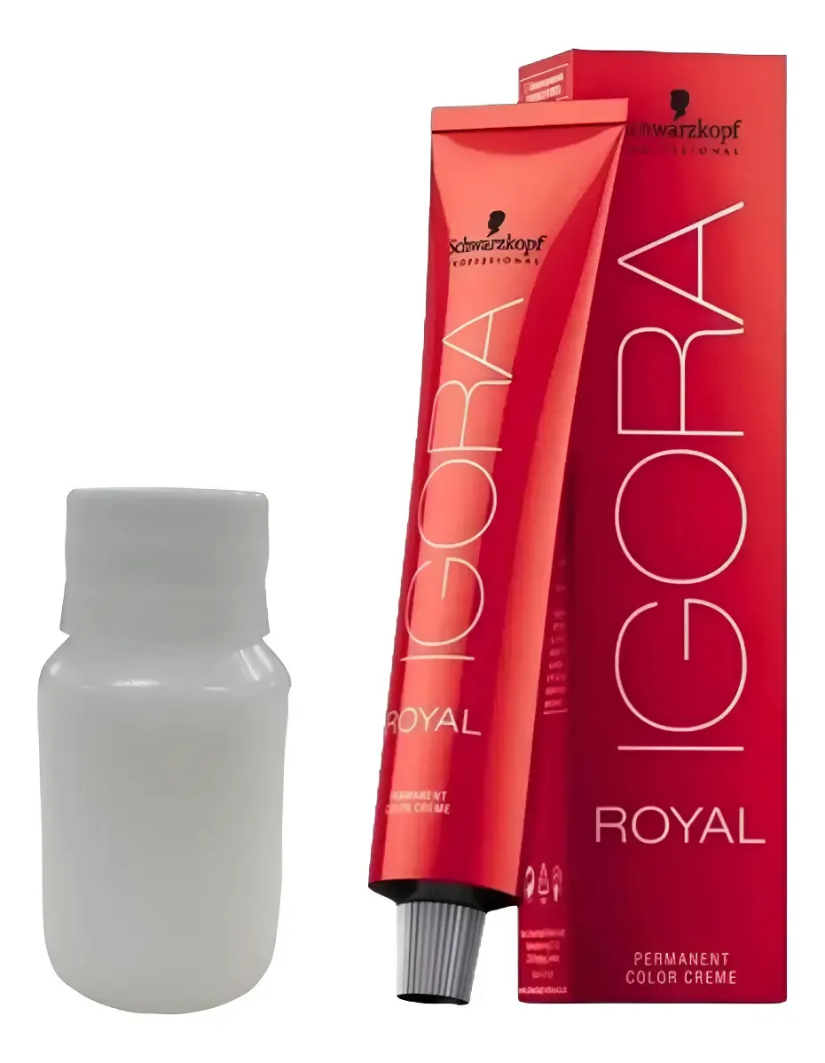 Tinta Igora Royal Tono A Elección + Oxidante 60ml Generico 6.65 Rubio Oscuro Chocolate Dorado 1