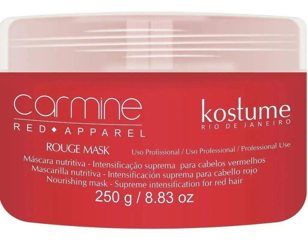 Máscara Intensificación Pelo Rojo Rouge Mask Kostume 250ml 1