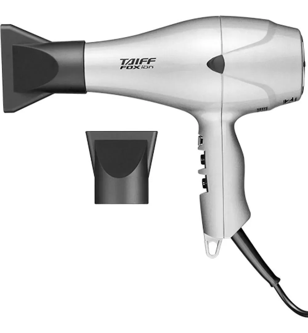 Secador De Pelo Taiff Fox Ion Tc Silver Gris