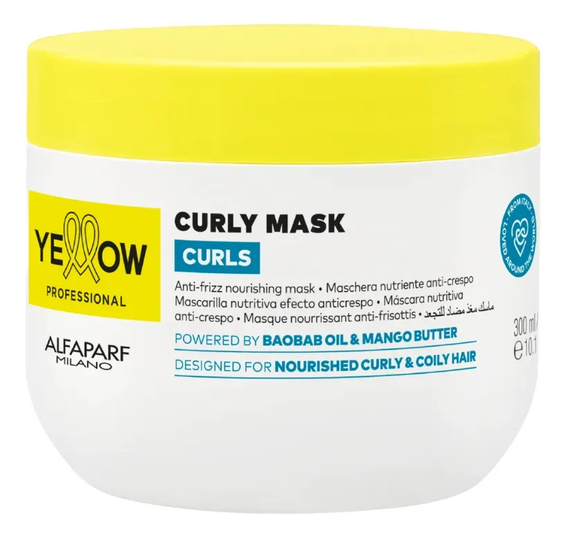 Mascara Curly Yellow Alfaparf 300ml