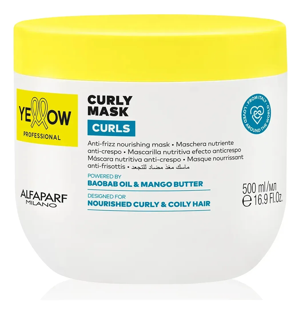 Mascara Curly Yellow Alfaparf 500ml 1