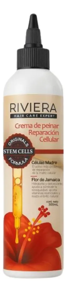 Crema De Peinar Reparación Celular Riviera 300ml Stem Cells 1