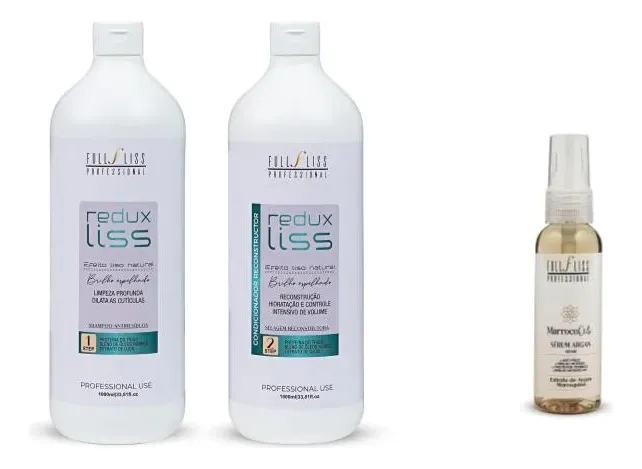 Progresivo Full Liss 1l 2 Pasos + Regalo Aceite Marroco Oil