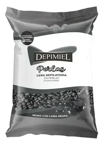 Cera Depilatoria Depimiel Perlas Negra  800g