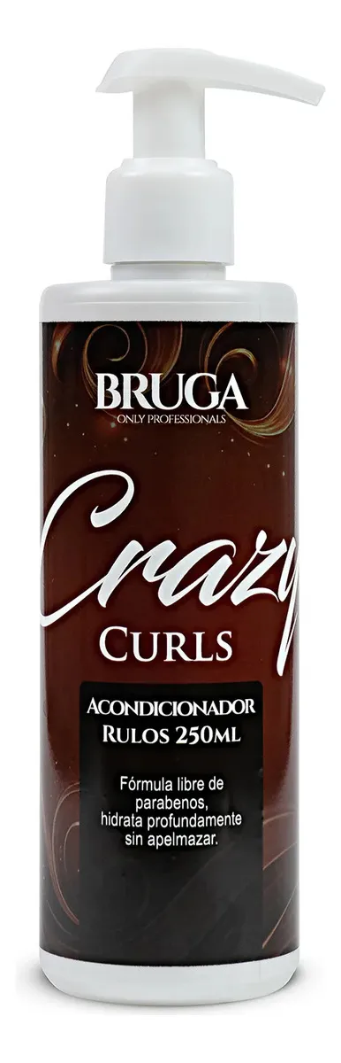 Acondicionador Para Rulos Crazy Curls Bruga 250 Ml 1