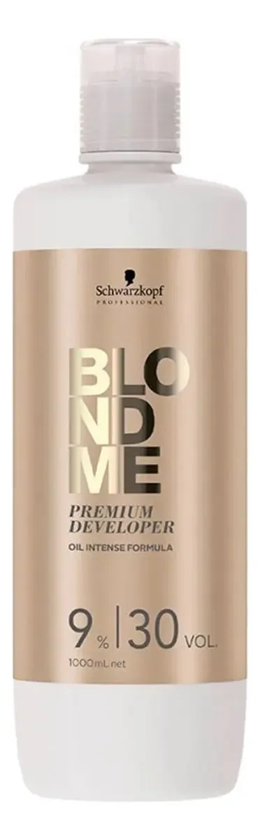 Oxidante Activador Schwarzkopf Blondme 9% 30 Volúmenes 1l Sin Tono