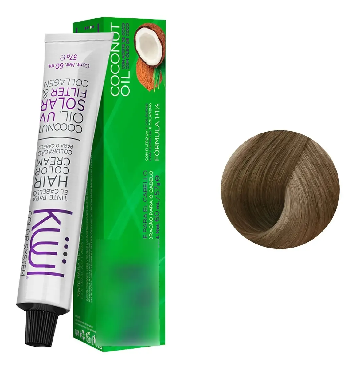 Tintes Kuul 60ml Tono 8 Rubio Claro 1