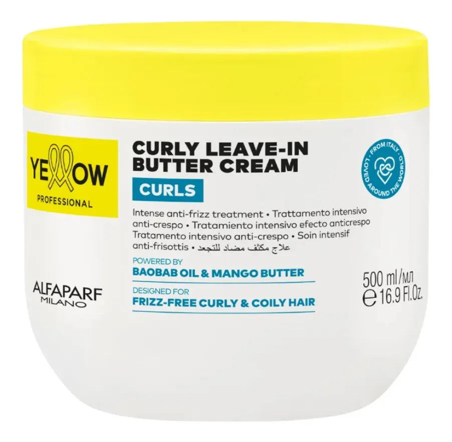 Crema Nutritiva Yellow Alfaparf Curly Butter Cream 500ml 1