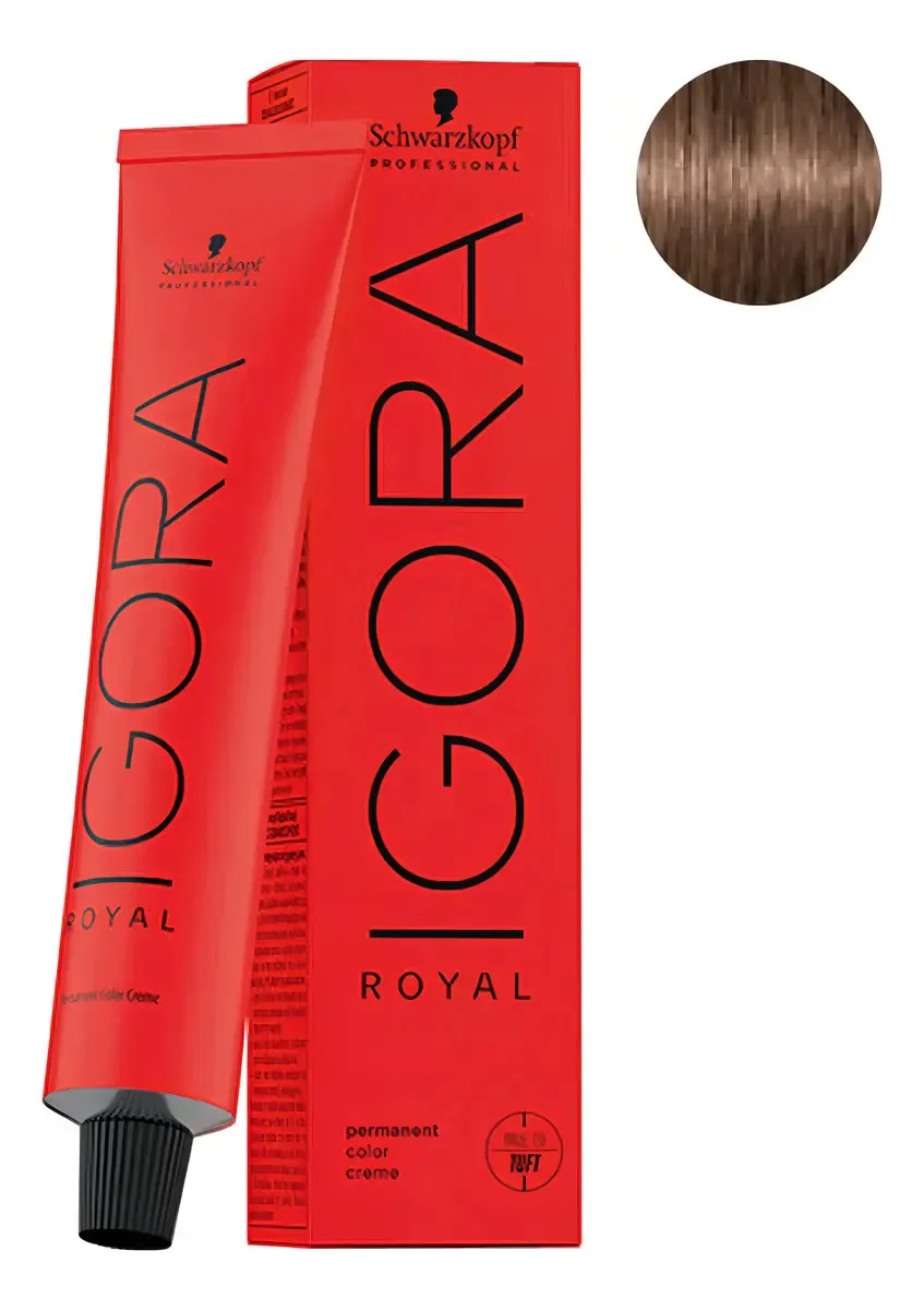 Igora Royal 6-65 Castaño Oscuro Chocolate Dorado 1