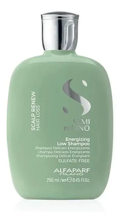 Shampoo Alfaparf Semi Di Lino Energizante Anticaída Para Cabello Debilitado De 250 Ml
