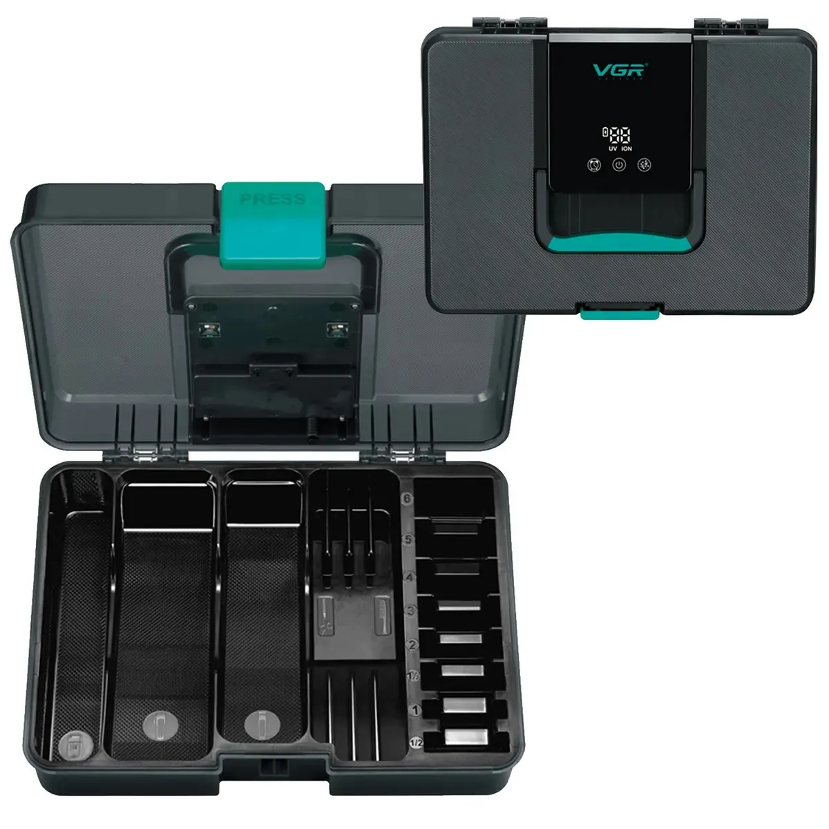 Esterilizador De Maquinas Para Barberia Valija Vgr V-840