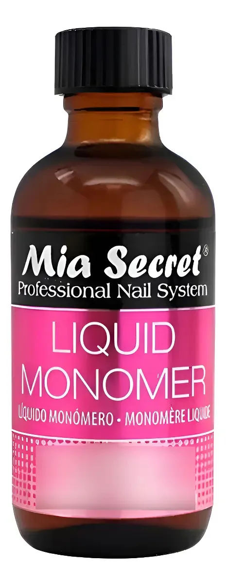 Monomero Liquido 60ml Mia Secret Profesional Uñas Esculpidas Sin Color