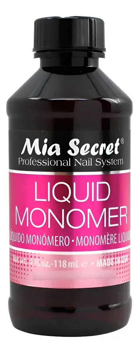 Monomero Liquido 118ml Mia Secret Profesional Uñas Esculpida Sin Color