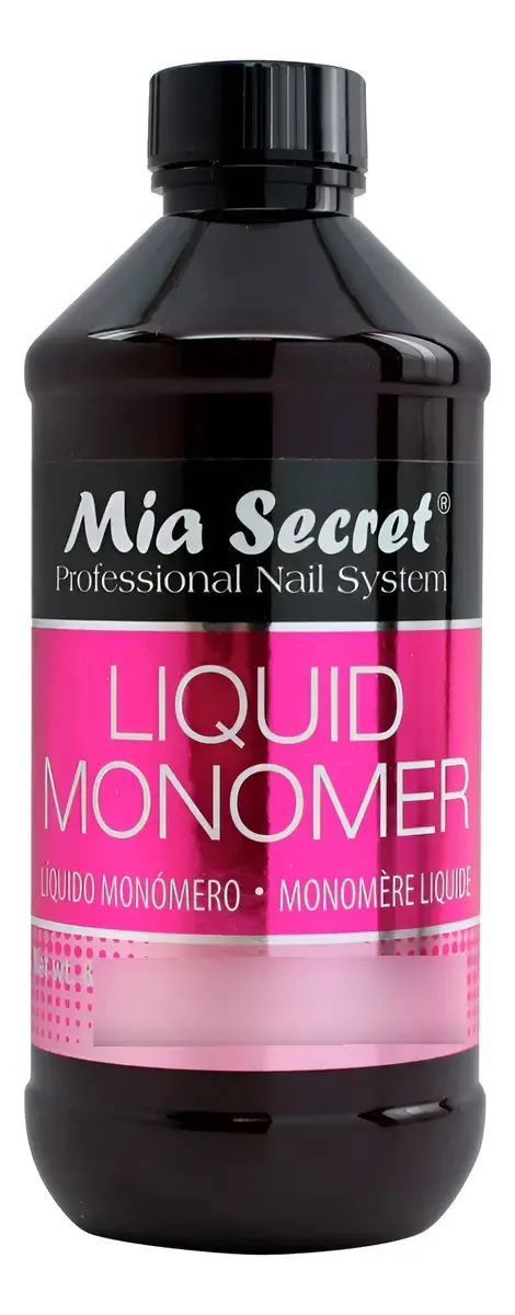Monomero Liquido 240ml Mia Secret Profesional Uñas Esculpida Violeta