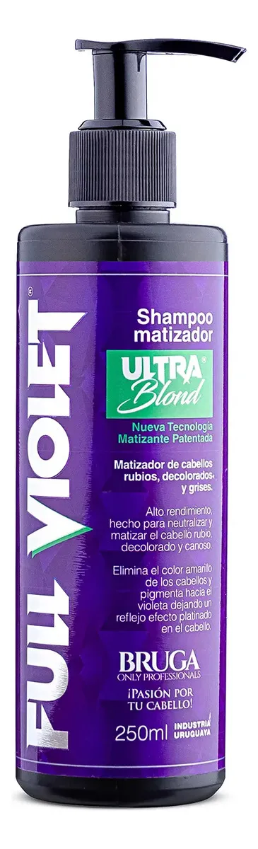 Bruga Shampoo Matizador 250ml Full Violet Rubios 1