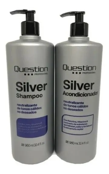 Shampoo + Acondicionador Matizador Silver Question