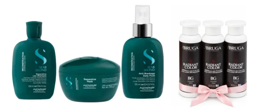 Pack Reparative Alfaparf - Shampoo+máscara+antibreakage 1