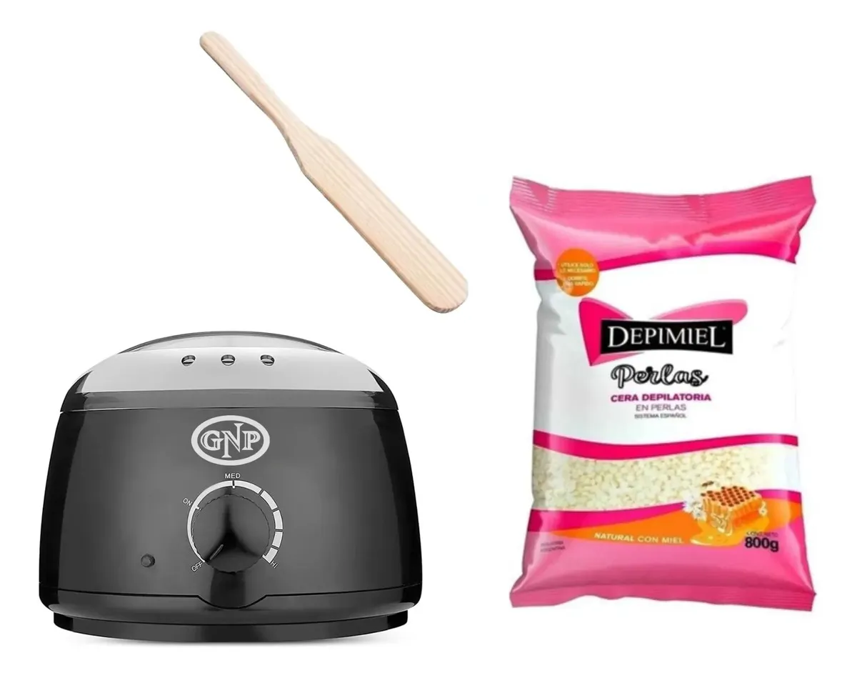 Kit Depilatoria. Olla+ Espatula+ Cera