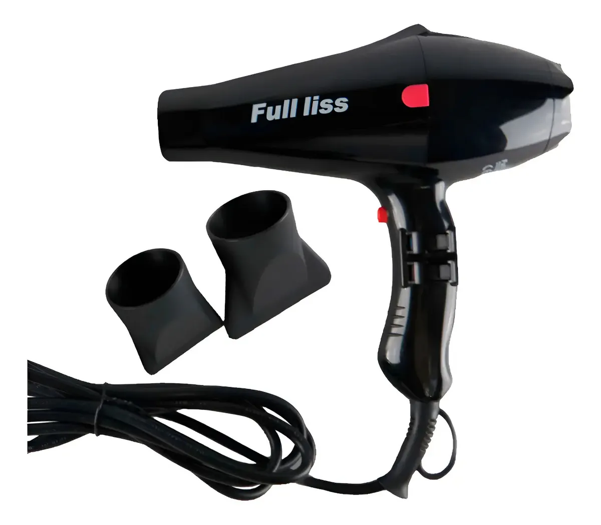 Secadores De Pelo Profesional Full Liss 2200w Reales Negro 1