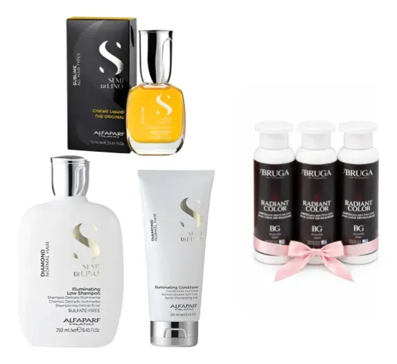 Pack Alfaparf Shampoo 250ml+acondicionador 200ml+ Suero 30ml 1