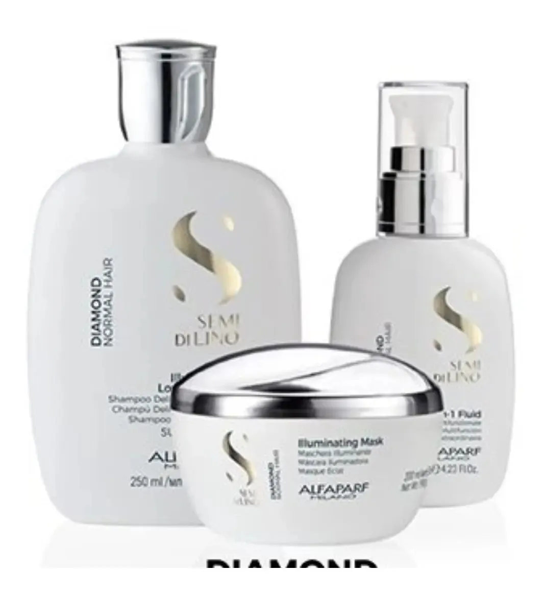 Kit Diamond De Semi De Lino,shampoo, Mascara Y All Days