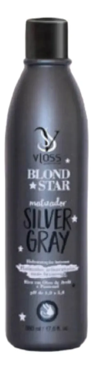 Matizador Para Cabello Gris Intenso Silver Gray 500ml 1