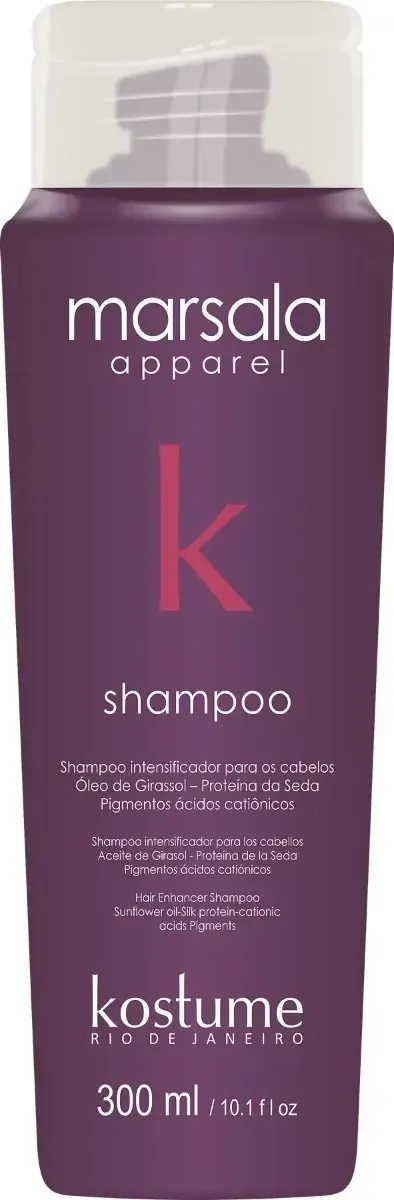 Kostume Shampoo Marsala Intensificador De Color 300ml 1