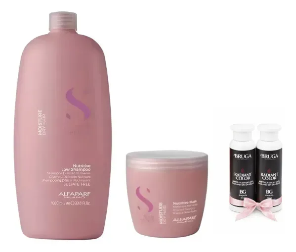 Kit Alfaparf Shampoo 1litro Y Mascara 500ml Moisture 1