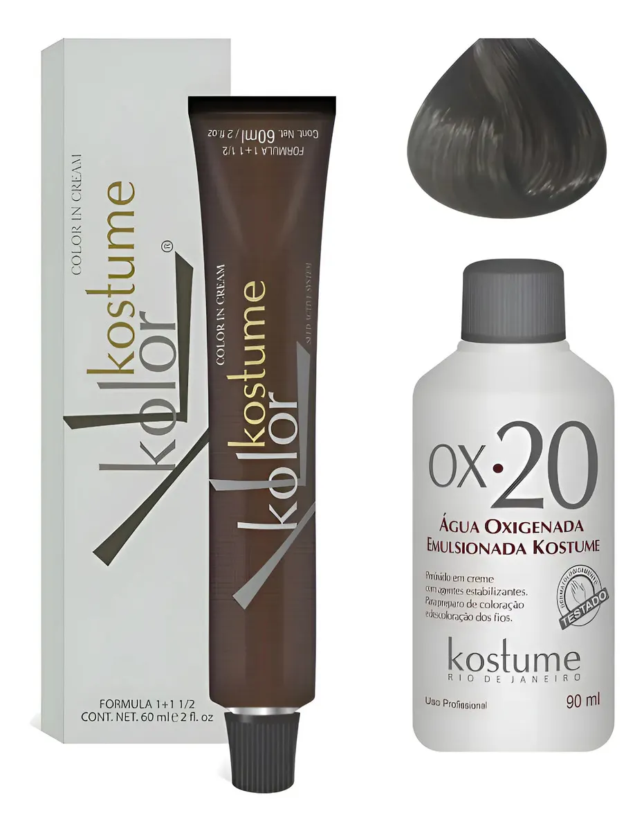Tinta Kostume Kolor 4 Castaño Medio 60ml 1a 1