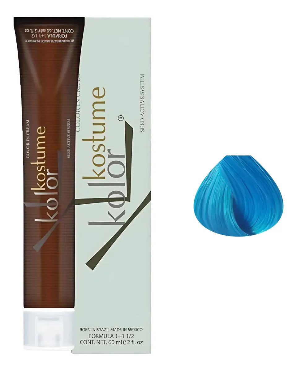 Tinta Kostume Kolor Crazycolors Baby Blue 60ml 1a 1