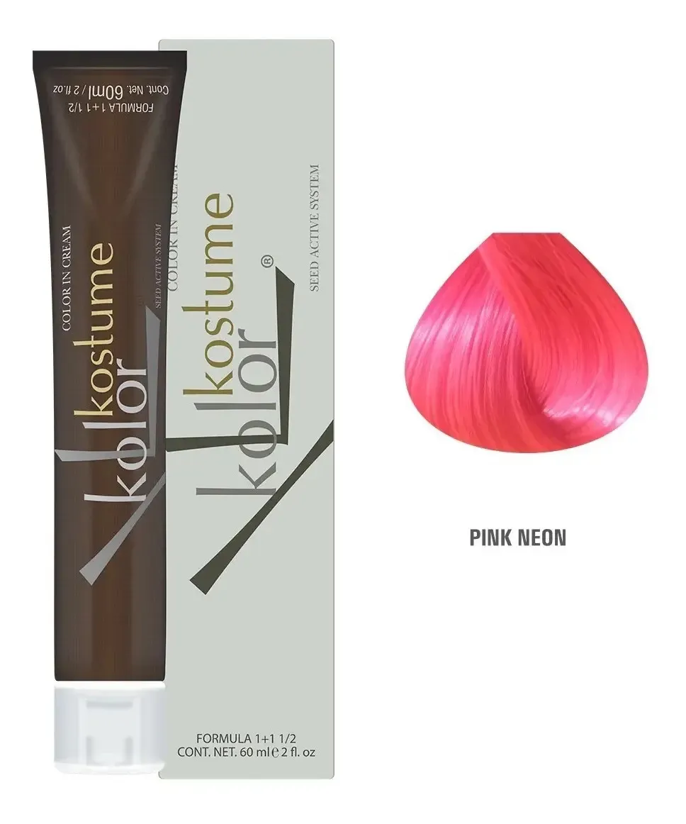 Tinta Kostume Kolor Crazycolors Pink Neon 60ml 1a 1