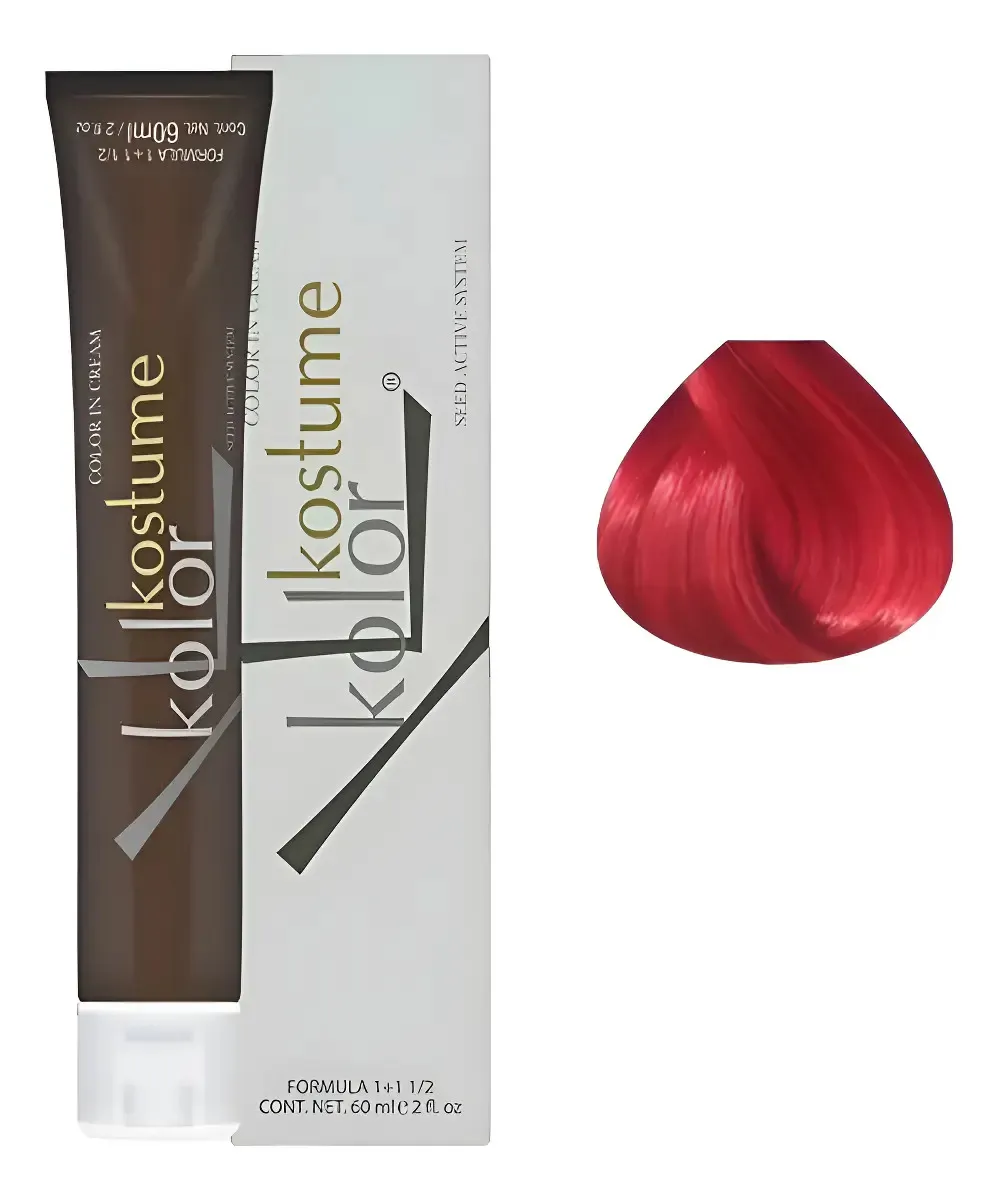 Tinta Kostume Kolor Crazycolors Vermelho 60ml 1a 1