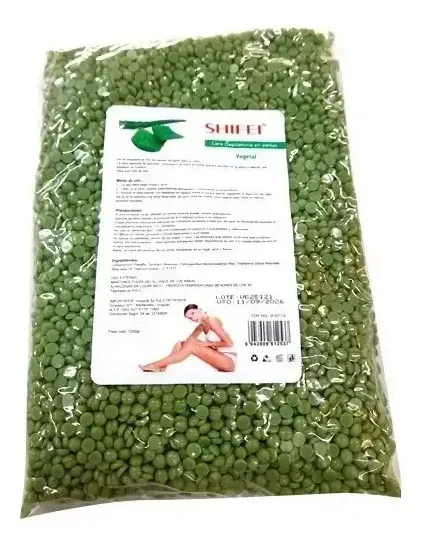 Cera Shifei Vegetal Perlada 1 Kilo 1