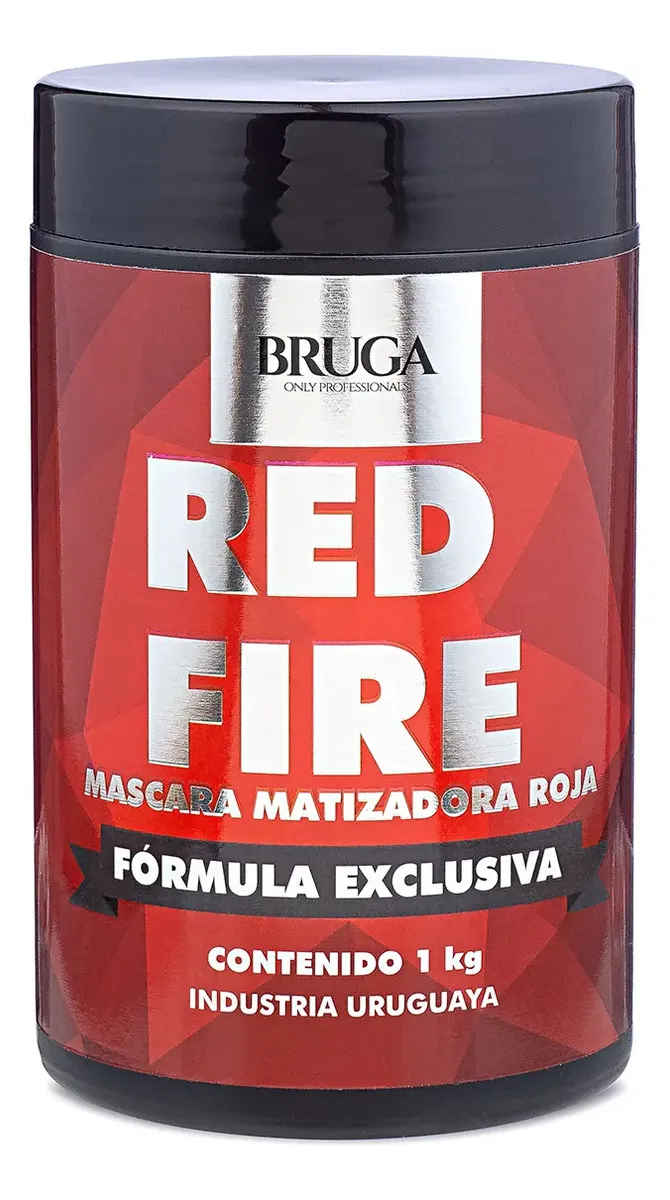 Red Fire Bruga Mascara Matizadora Roja 1 Kilo