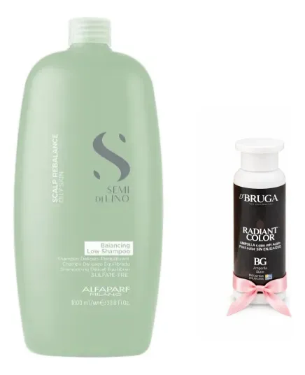Shampoo Anti Caspa Y Anti Grasa Alfaparf Semi Di Lino 1lt