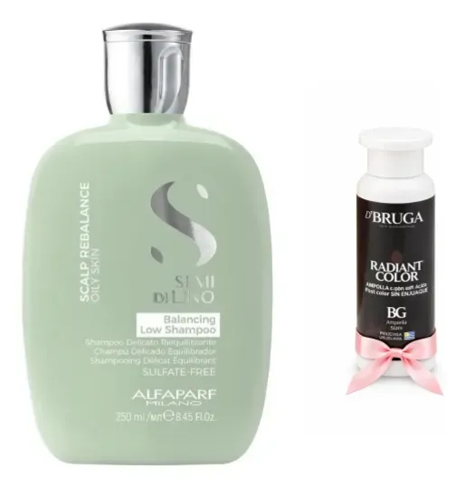 Shampoo Anti Caspa Y Anti Grasa Alfaparf Semi Di Lino 250cc