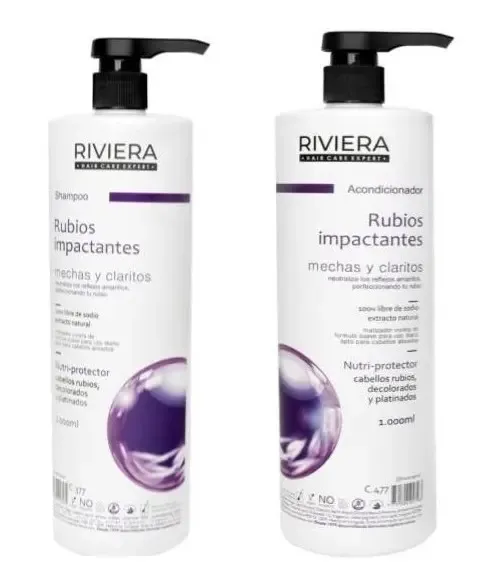 Shampoo+acondicionador Rubios Impactantes  1l Uso Diario 1