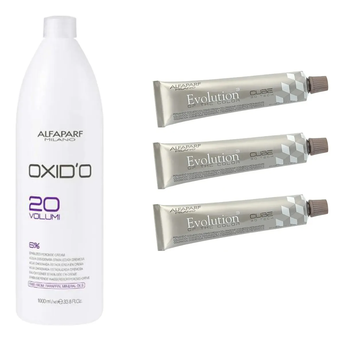 3 Tinta Alfaparf + 1 Oxidante Alfaparf A Eleccion 1