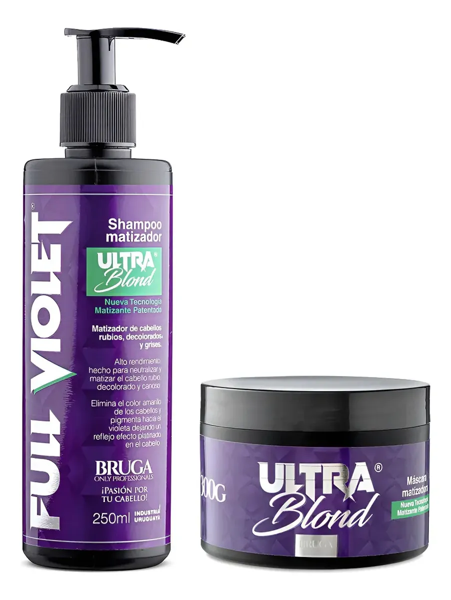 Pack Matizador Shampoo Y Mascara Full Violet
