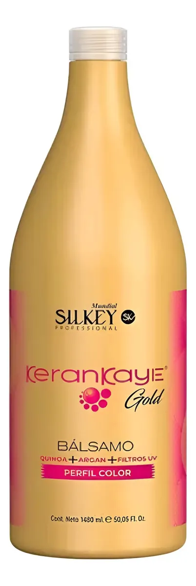 Bálsamo Máscara Silkey Kerankaye Gold  Color 1480ml 1