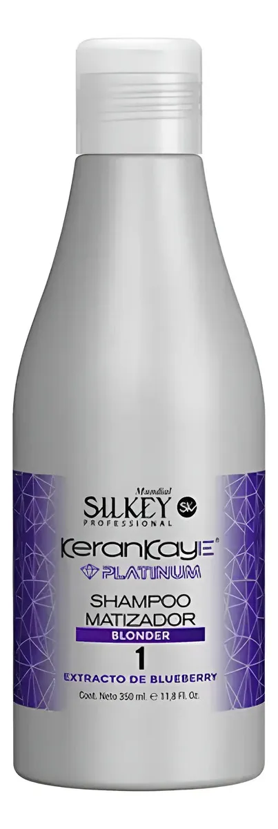 Shampoo Matizador Blonde Para Cabellos Rubios Silkey 350ml 1