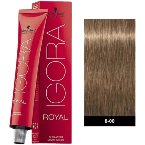 Tinta Igora Royal 60 Ml N°8.00 Rubio Claro Intenso 8-00