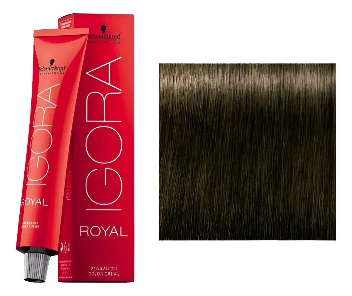 Tinta Igora Royal 60 Ml N°5.4 Castaño Claro Beige 5-4