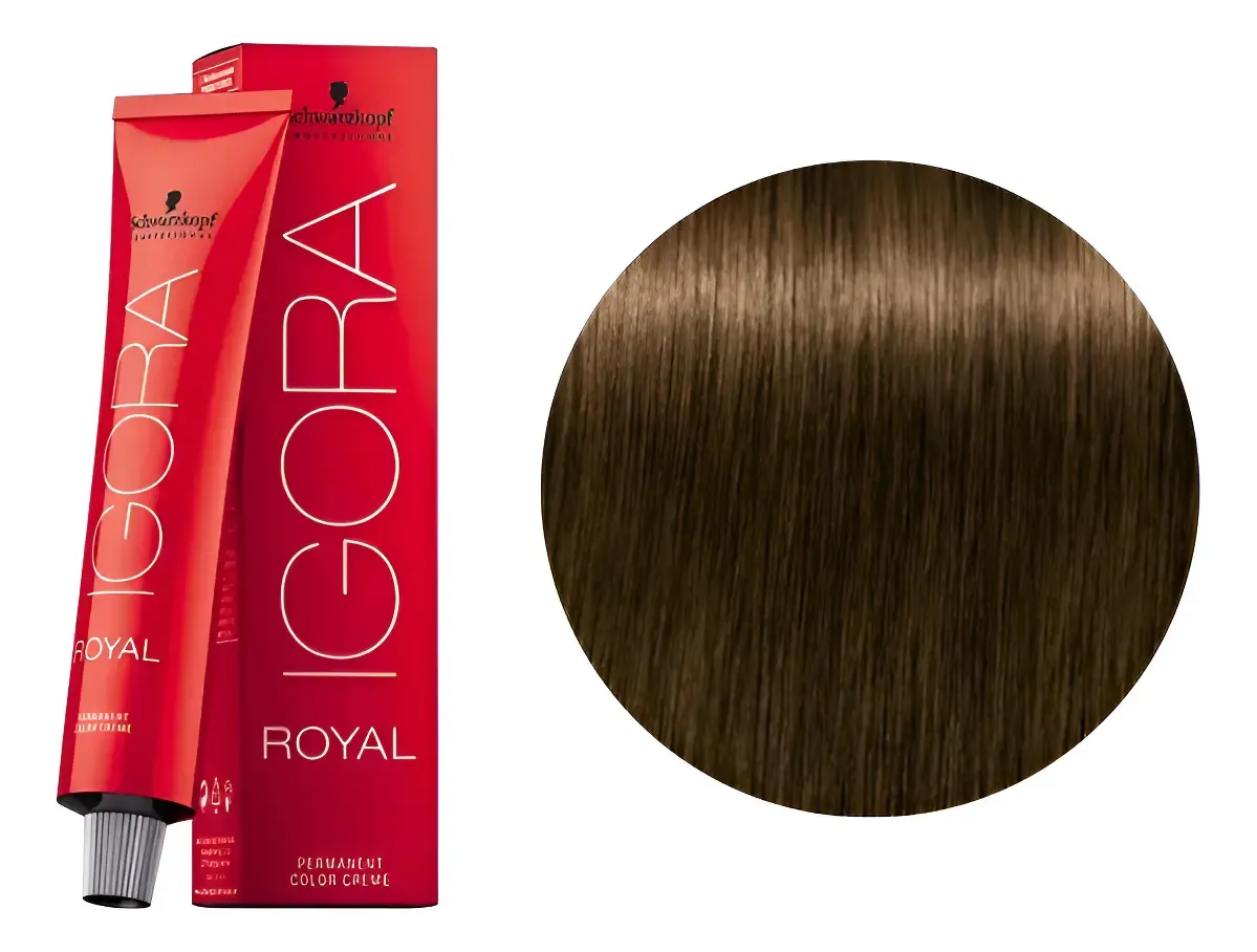 Tinta Igora Royal 60 Ml N°5.5 Castaño Claro Dorado 5.5 1