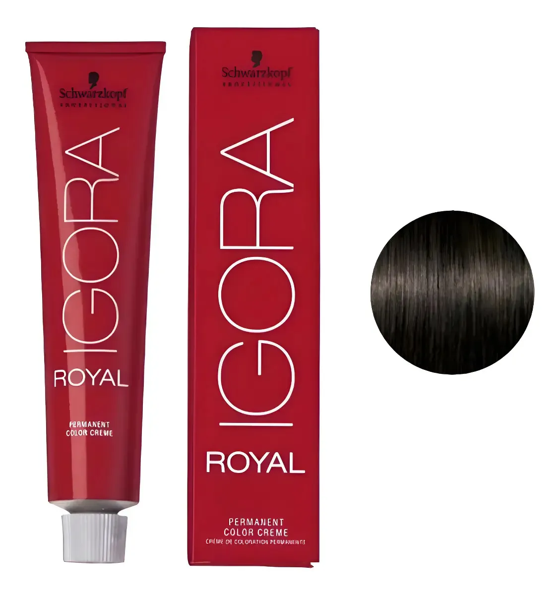 Tinta Igora Royal 60 Ml N°4.0 Castaño Medio Profesional 4-0