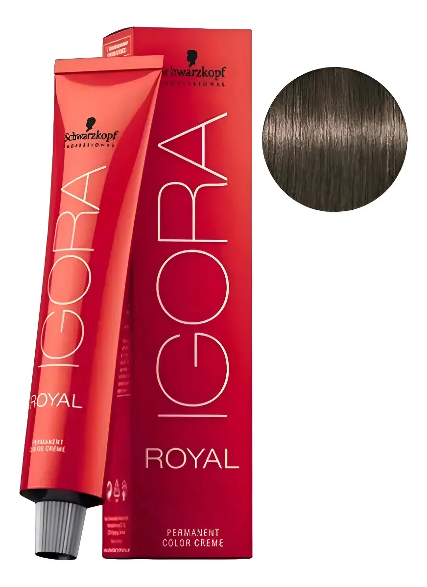 Igora Royal 6.1 Rubio Oscuro Ceniza Profesional 60ml 6-1